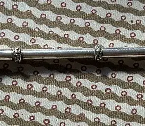 Unusual Silver Stick with Perforated End Discovered in Deceased Relative's Collection