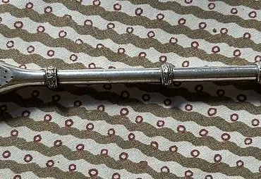 Unusual Silver Stick with Perforated End Discovered in Deceased Relative's Collection