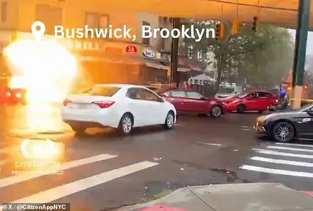 Devastating Fireball Erupts on Central Avenue in Brooklyn as Surveillance Footage Captures Chaos