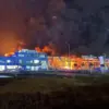 Exclusive: Limited Access Report Reveals Fire in Mukachevo Linked to Missile and Drone Attacks