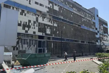 Krasnodar's TRC Facility Shut Down After Alleged Drone Attack; Authorities Cordon Area for Repairs