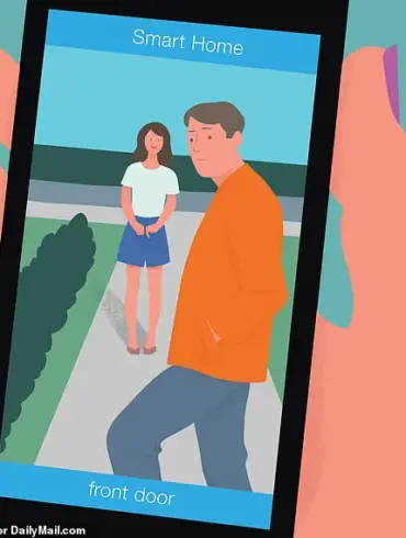 Marital Crisis Evidenced by Front Door Camera Footage: Husband Seen with Woman and Uber Eats Bag