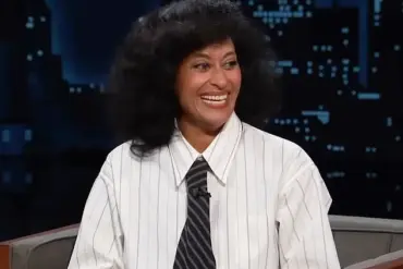 Tracee Ellis Ross, 52, Captivates with Confident Instagram Snapshots in Ruffled Black Bikini: 'Embracing Every Curve with Grace'