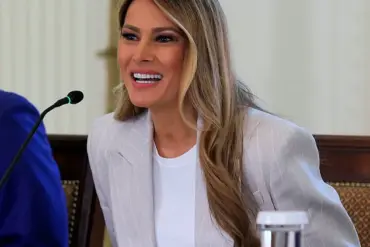 Melania Trump's Elegant Power Suit Makes Statement at White House AI Education Meeting